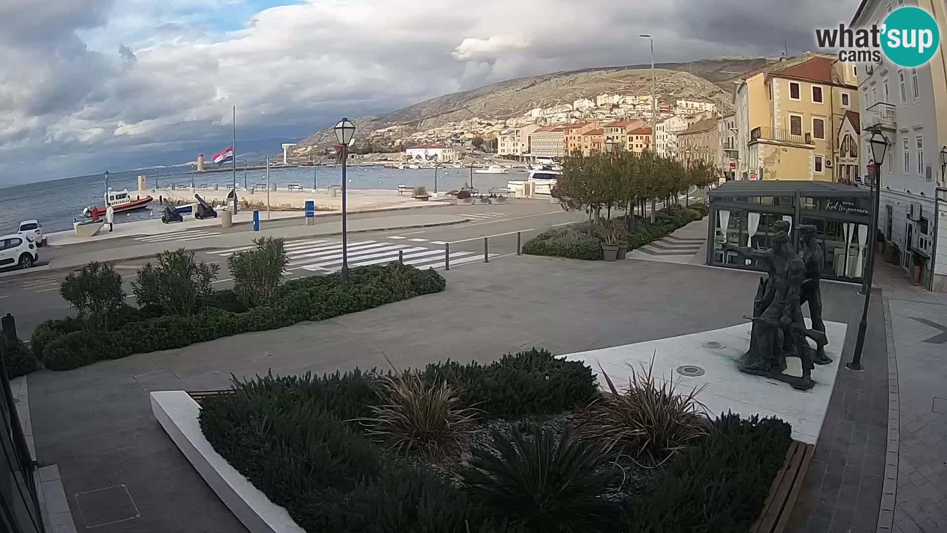 Live webcam Senj riva – seafront – Croatia