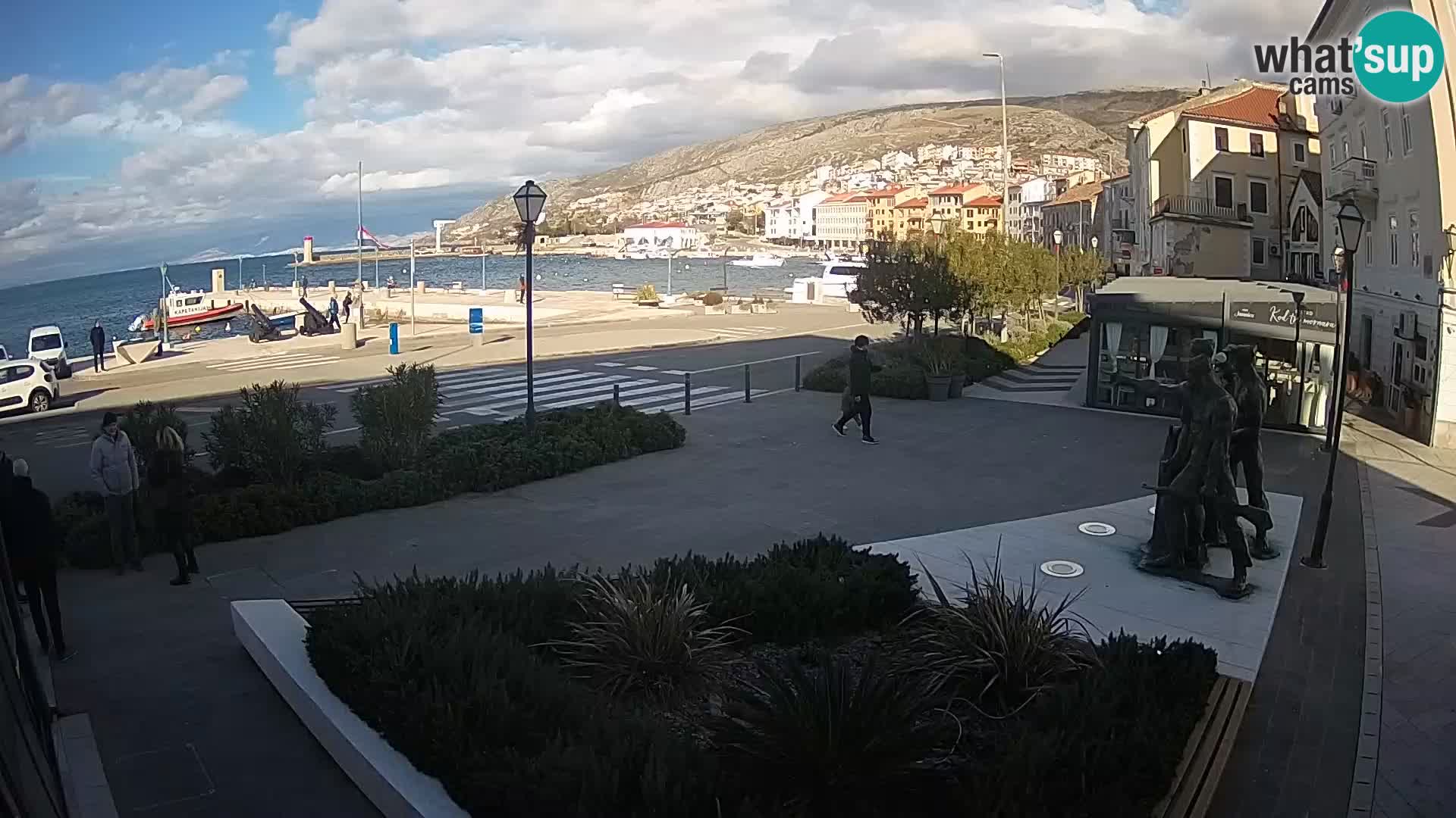 Live-Webcam Senj Riva – direkt am Meer – Kroatien