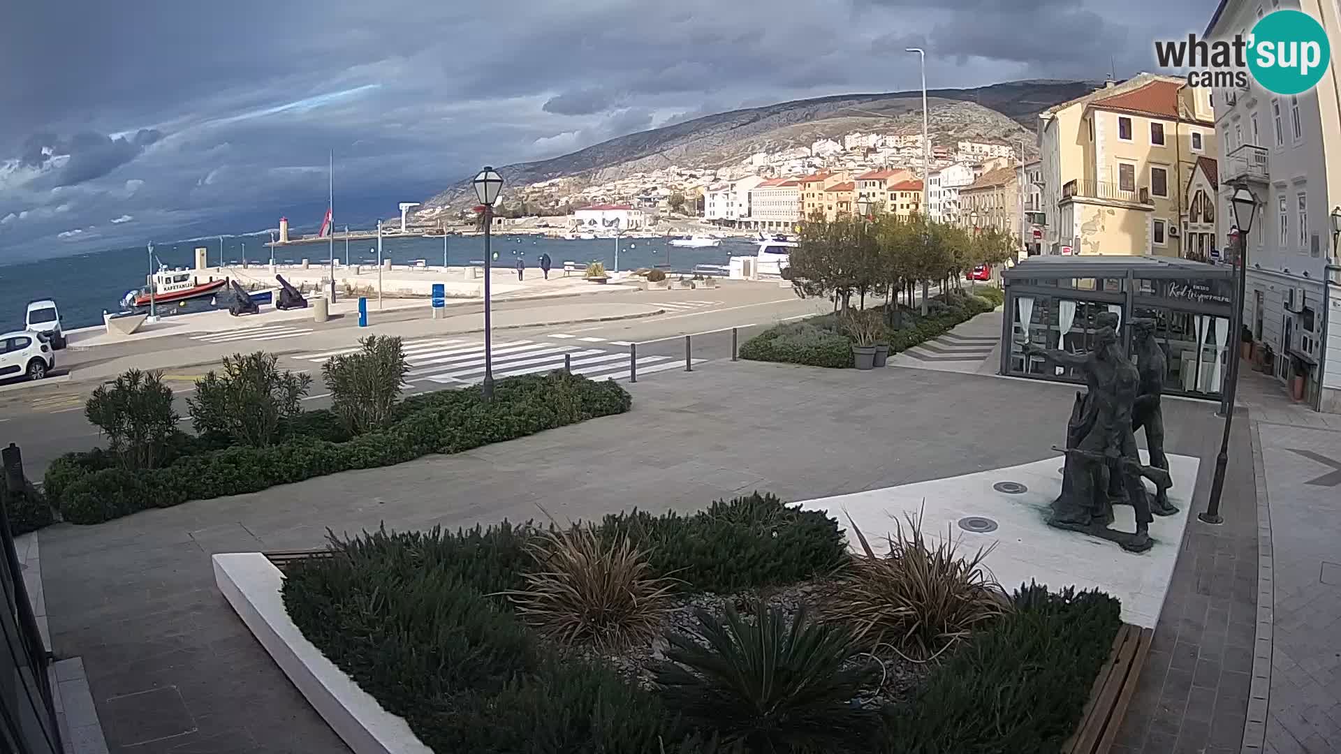 Live webcam Senj riva – fronte mare