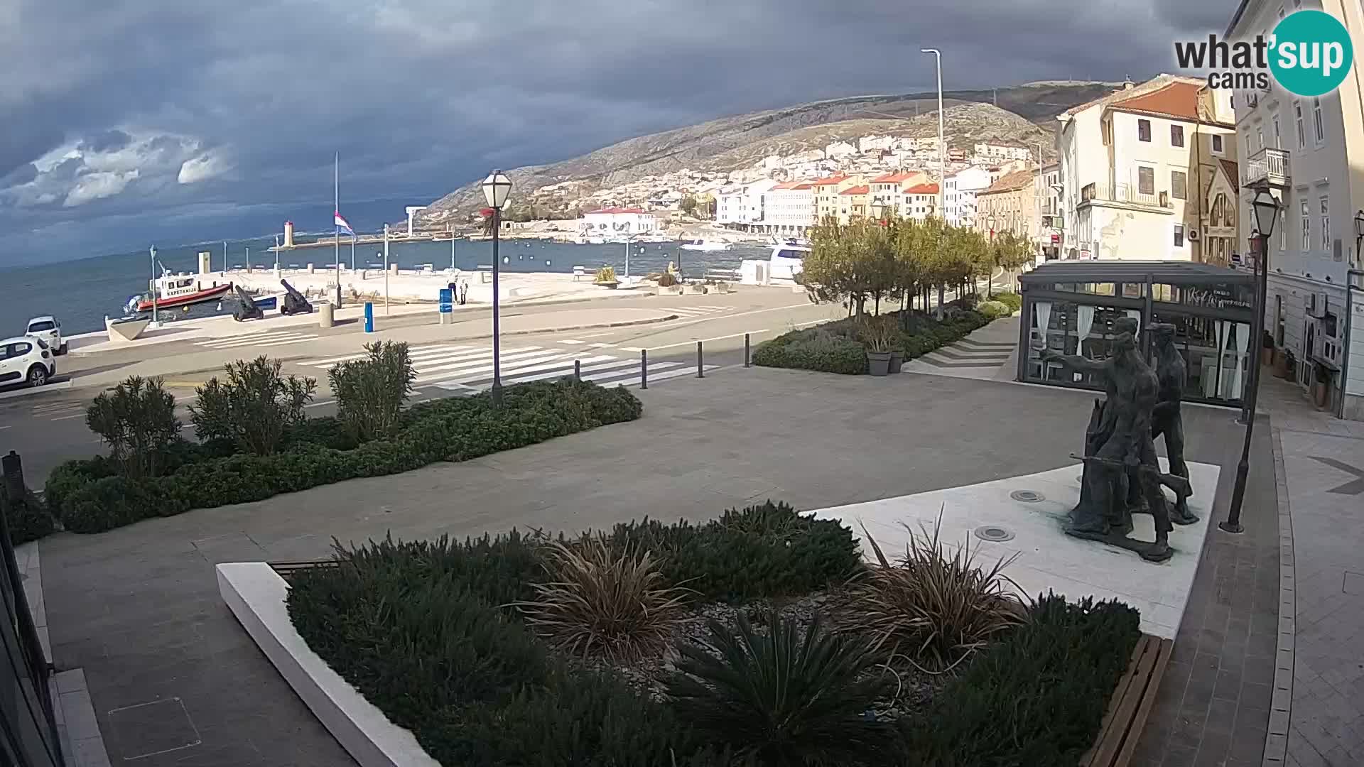 Live-Webcam Senj Riva – direkt am Meer – Kroatien