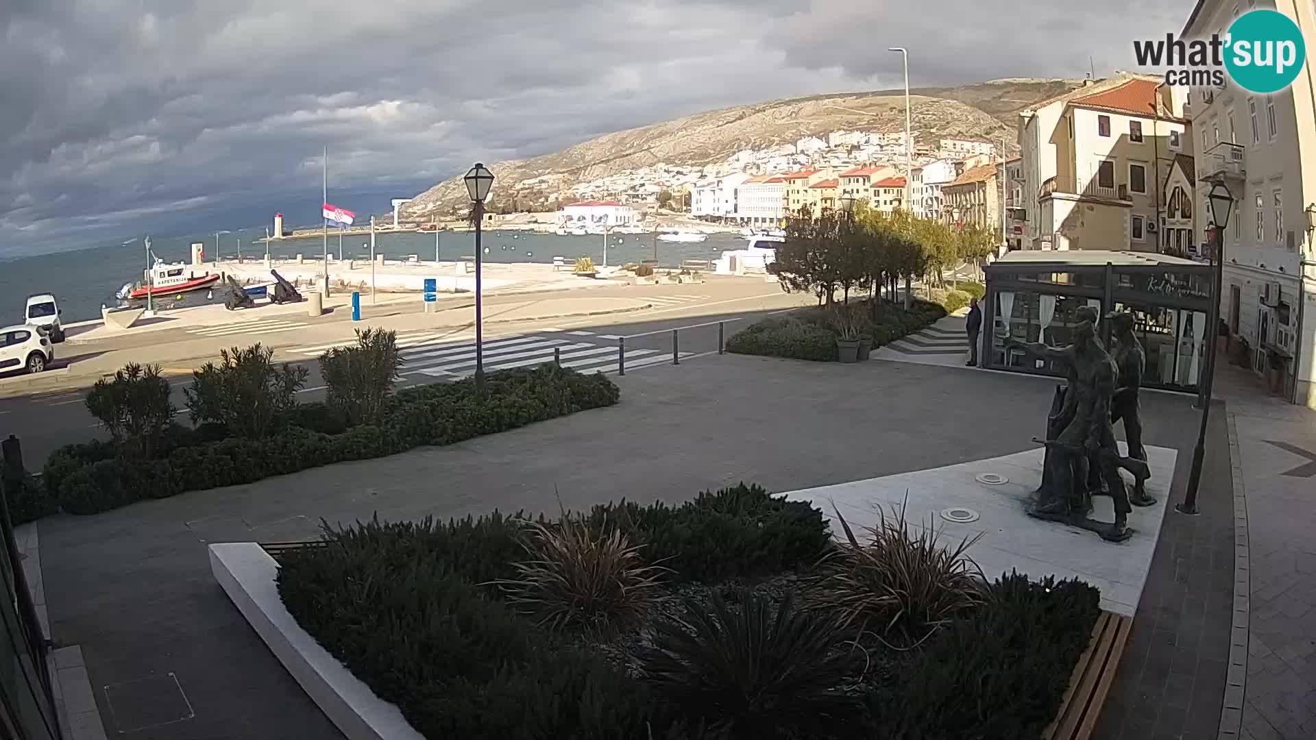 Live webcam Senj riva – fronte mare