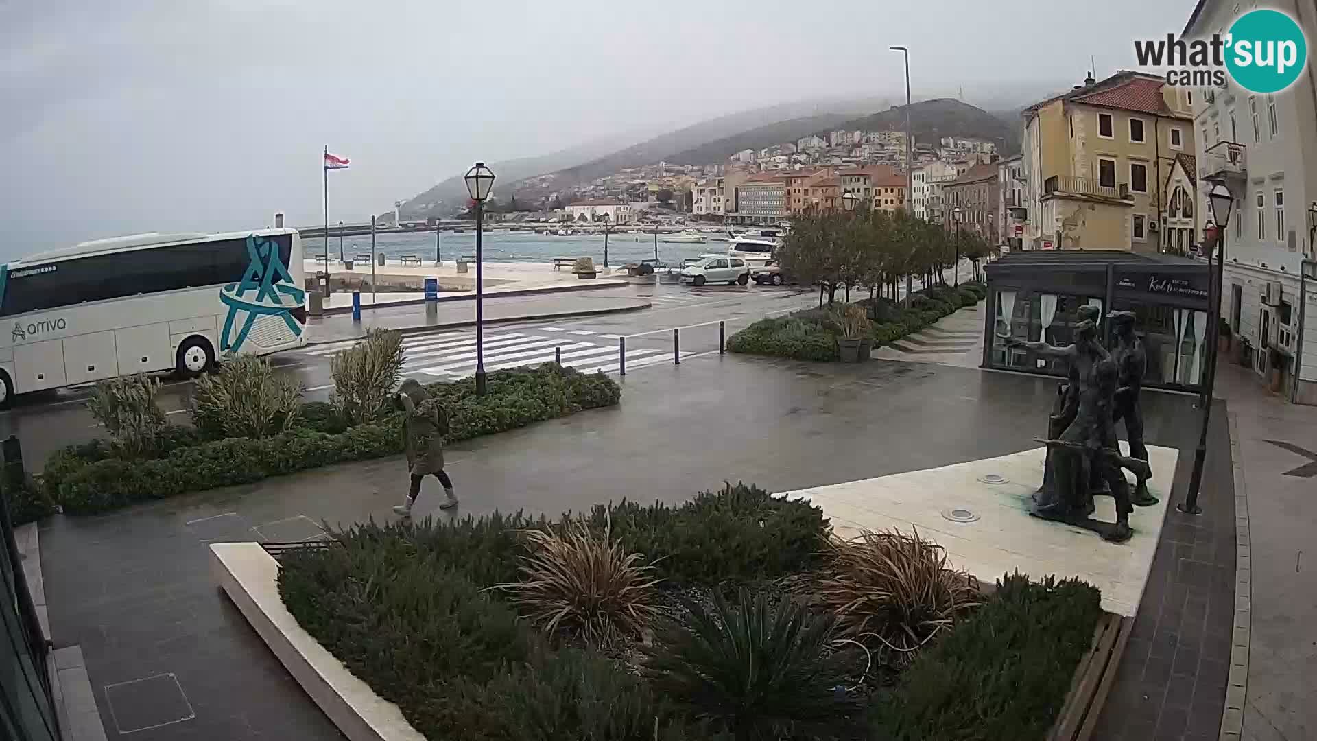 Live webcam Senj riva – seafront – Croatia