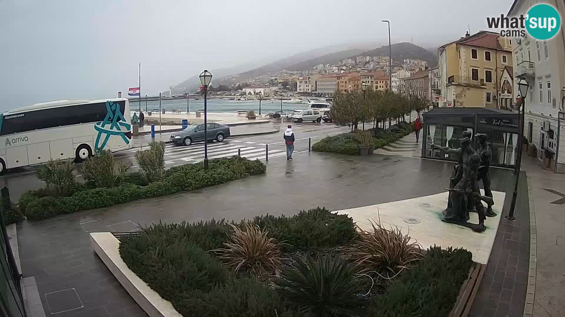 Live-Webcam Senj Riva – direkt am Meer – Kroatien