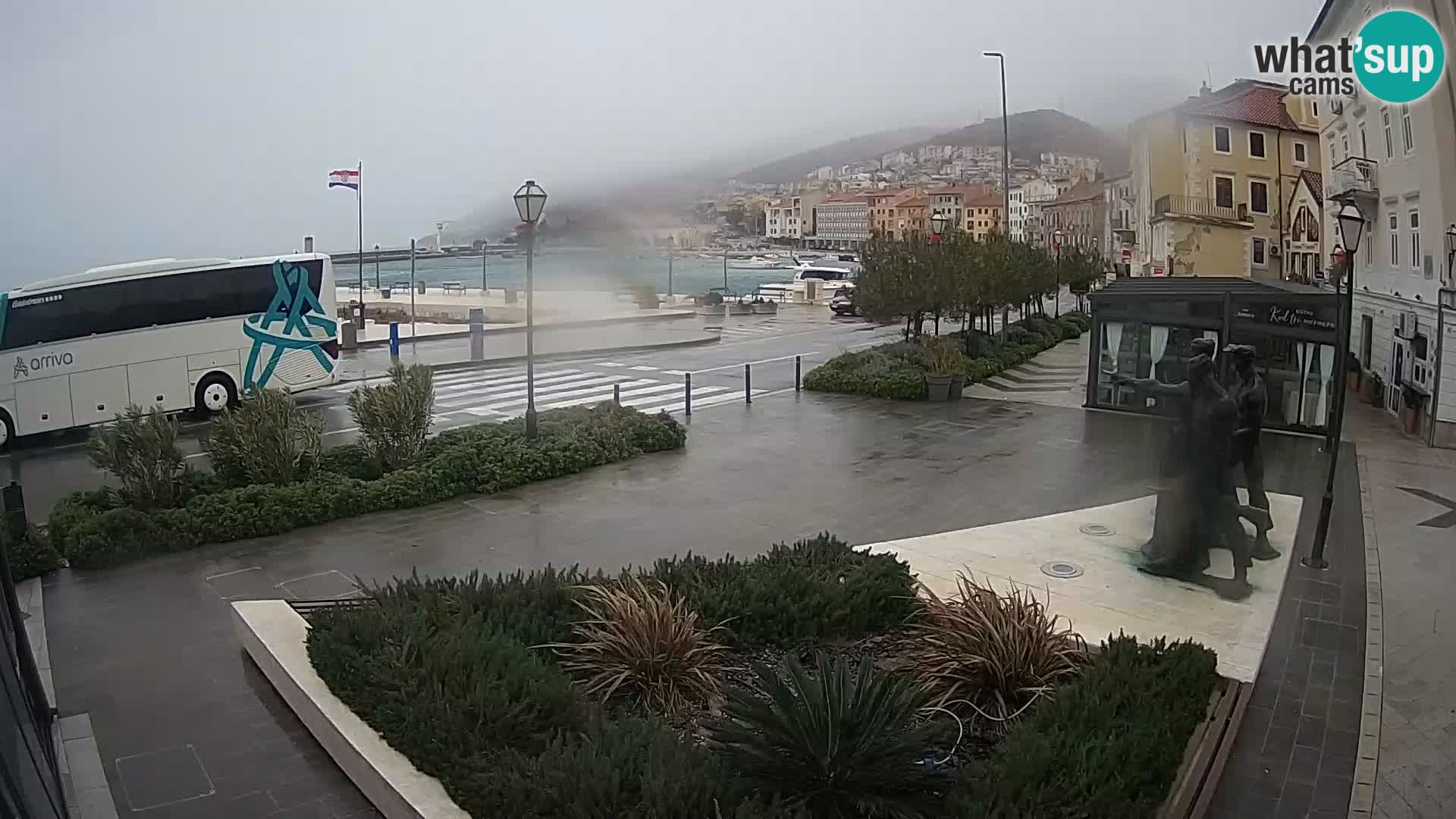 Live webcam Senj riva – seafront – Croatia