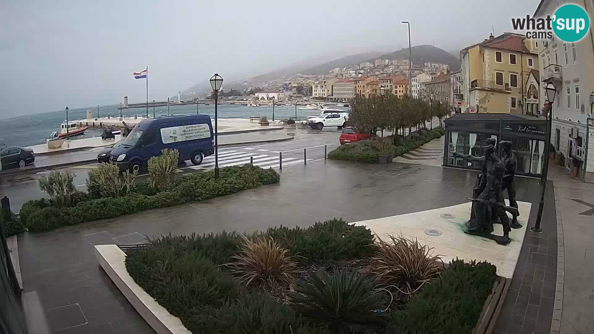 Live webcam Senj riva – seafront – Croatia