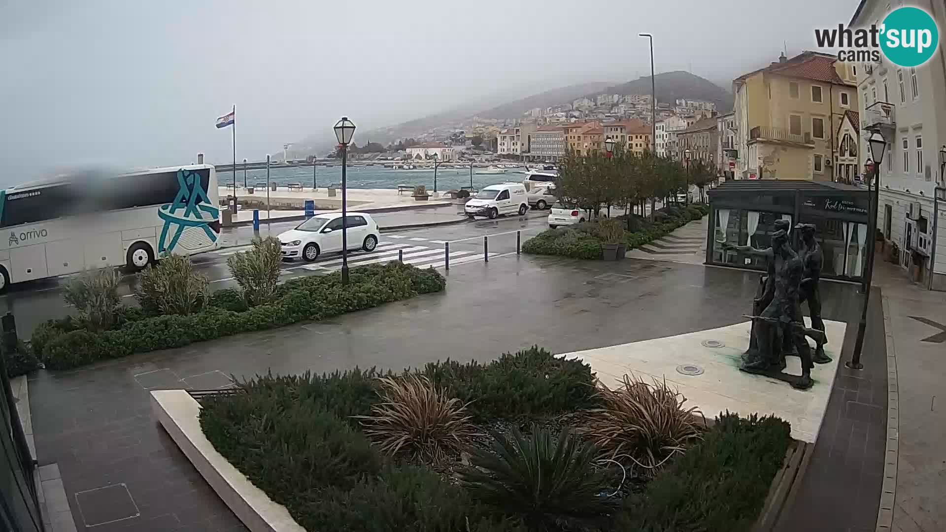 Live webcam Senj riva – seafront – Croatia