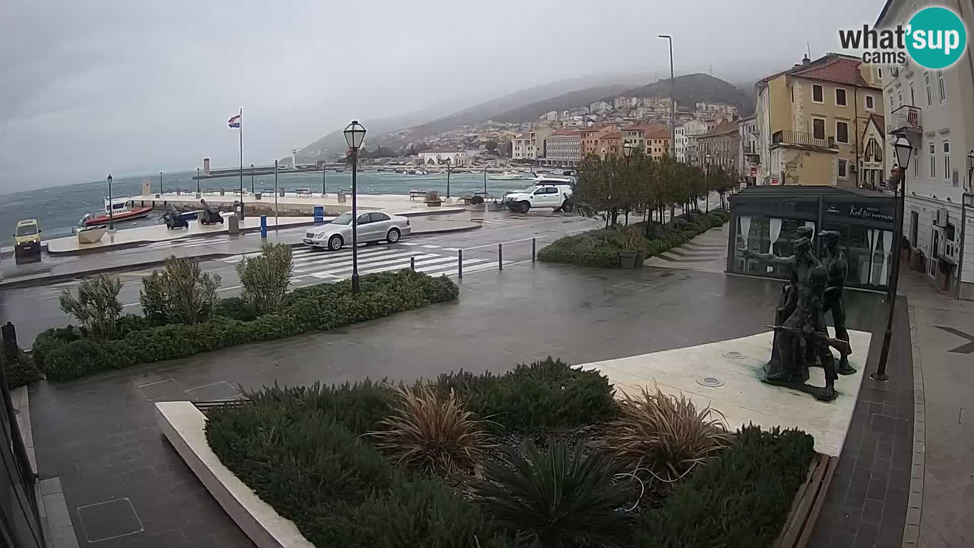 Live webcam Senj riva – seafront – Croatia