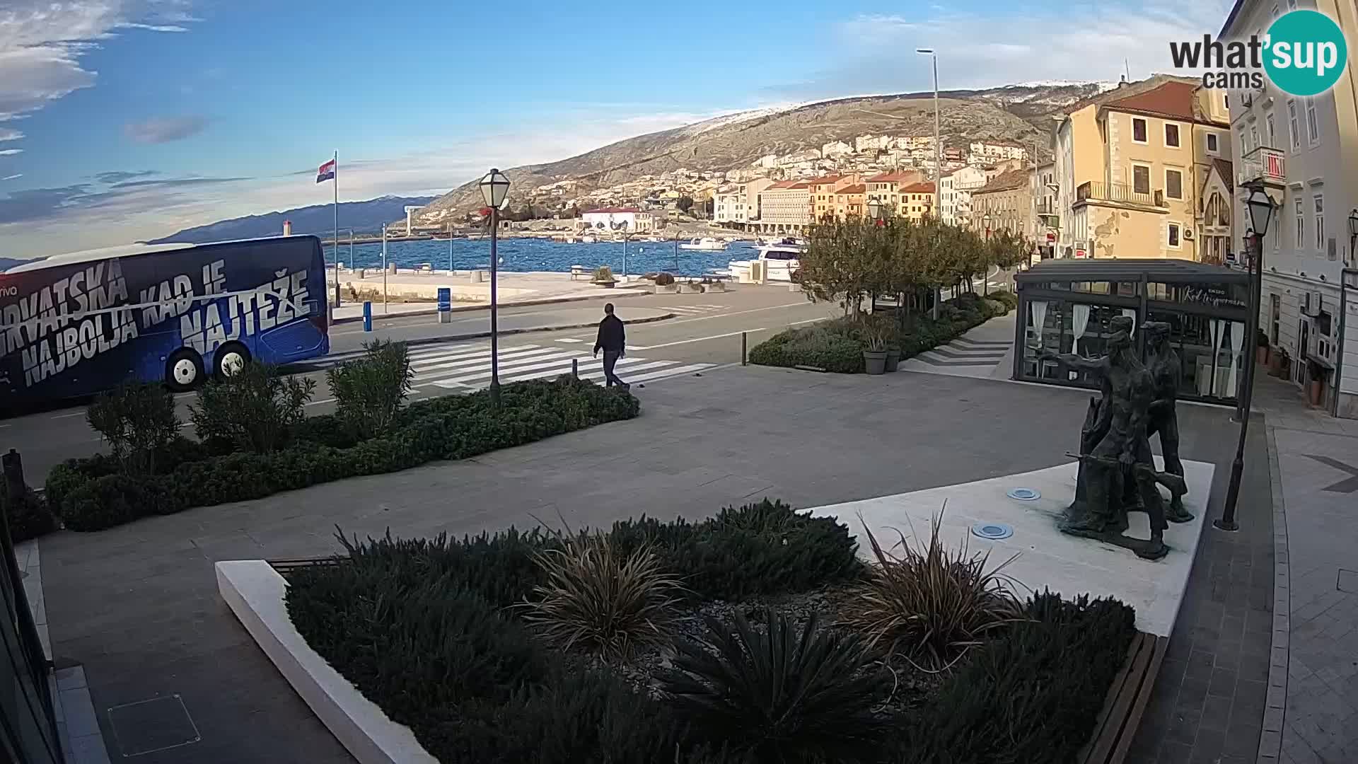 Live webcam Senj riva – fronte mare