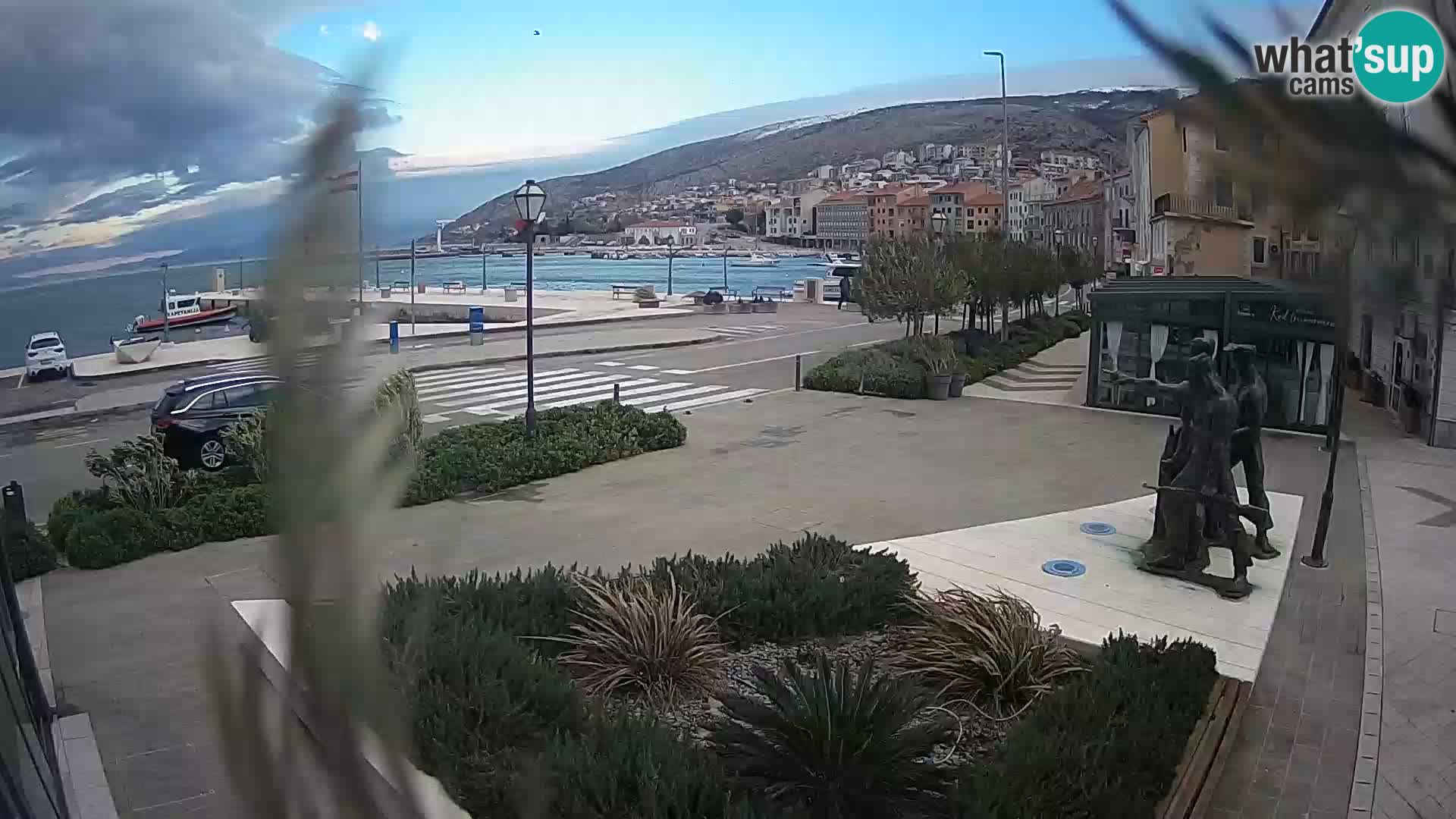 Live-Webcam Senj Riva – direkt am Meer – Kroatien