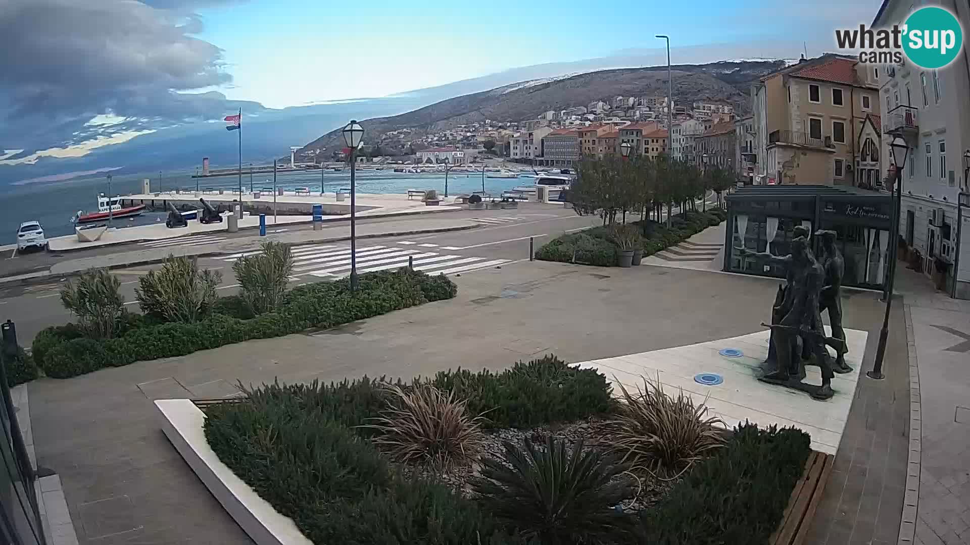 Live webcam Senj riva – fronte mare