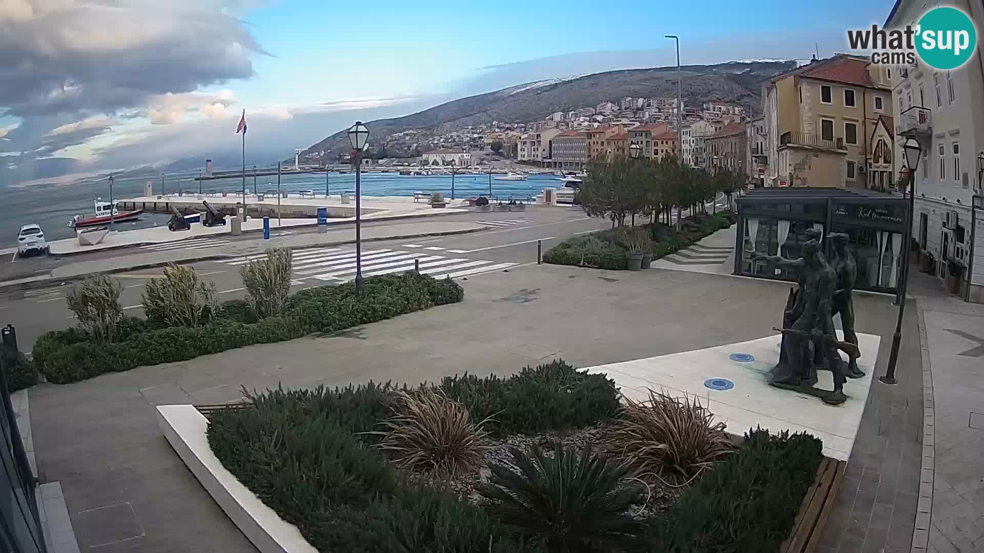 Live webcam Senj riva – seafront – Croatia