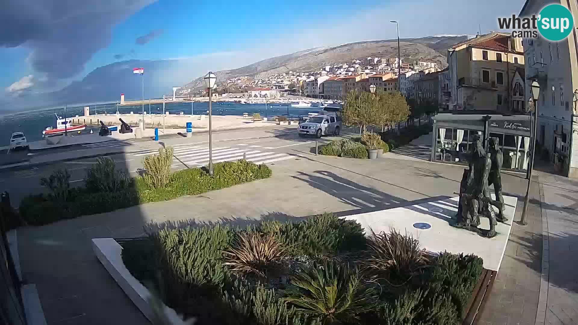 Live-Webcam Senj Riva – direkt am Meer – Kroatien