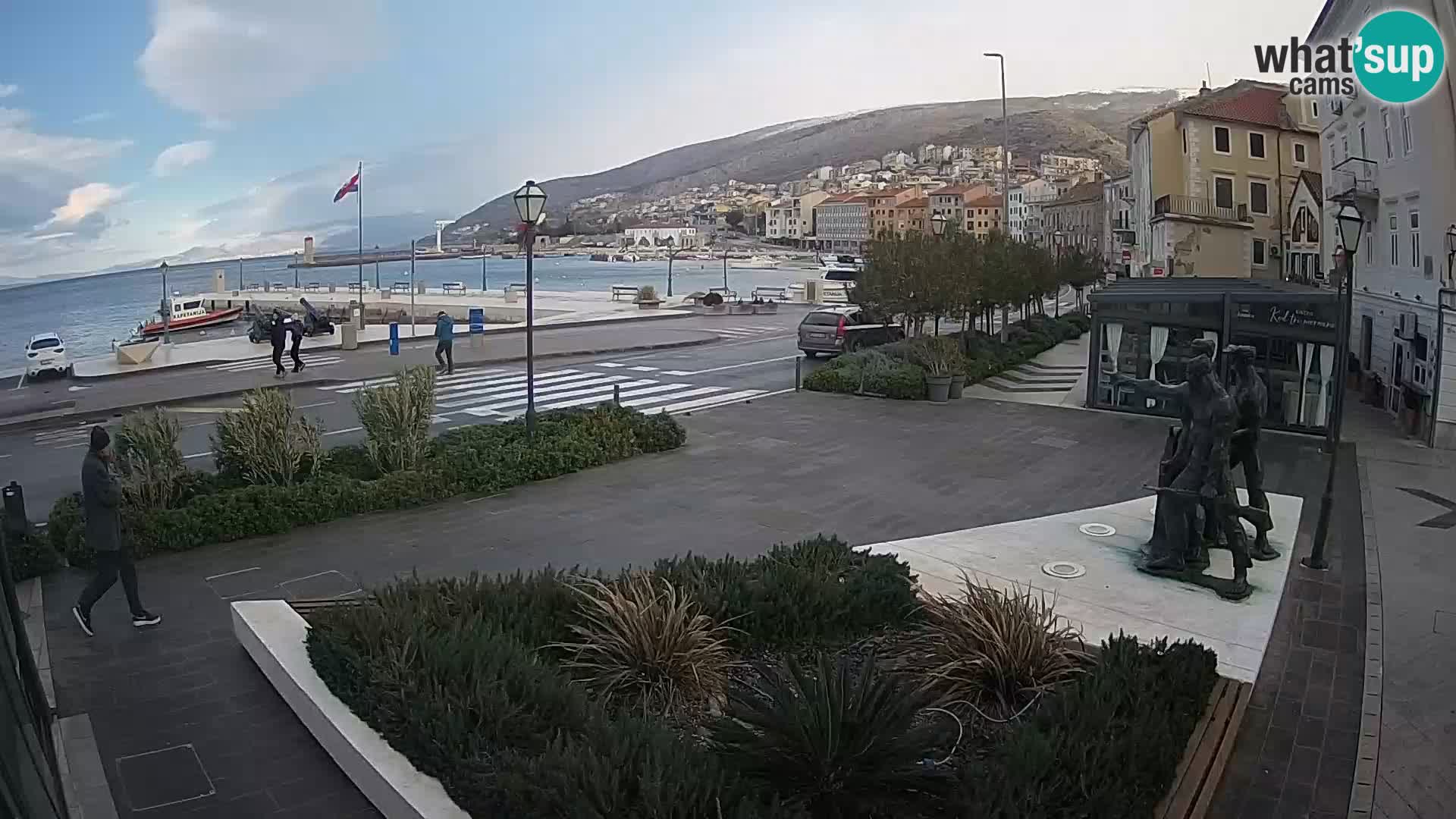 Live webcam Senj riva – fronte mare