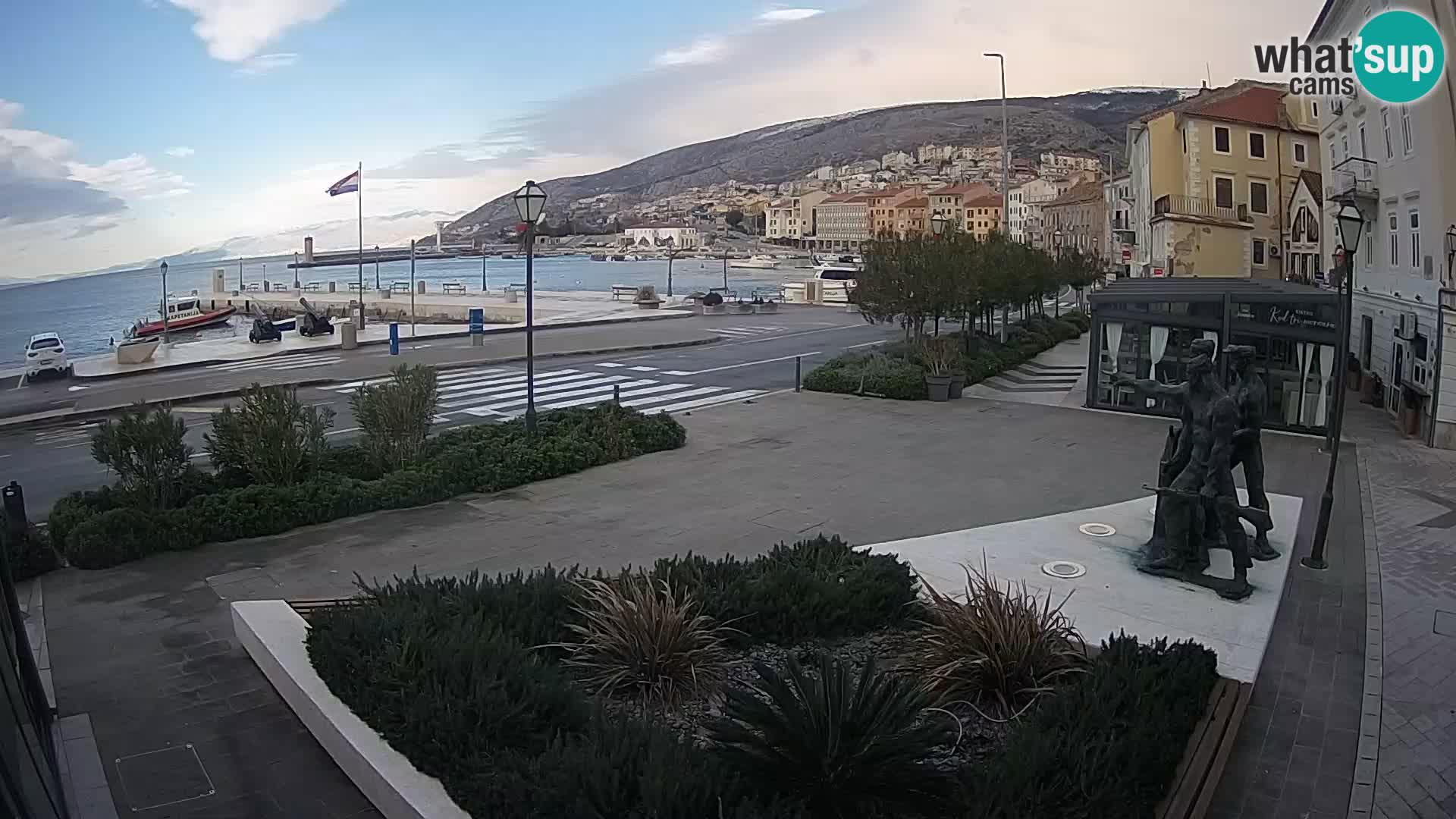 Live webcam Senj riva – fronte mare