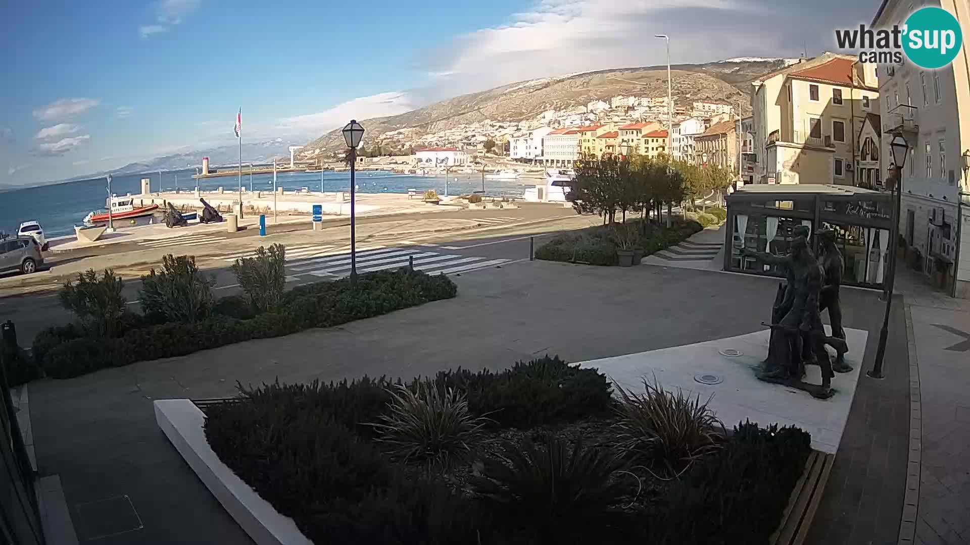 Live-Webcam Senj Riva – direkt am Meer – Kroatien