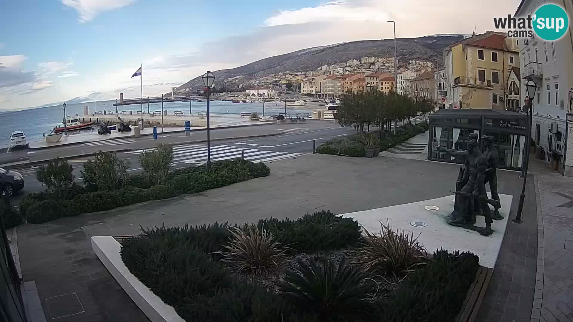 Live webcam Senj riva – fronte mare