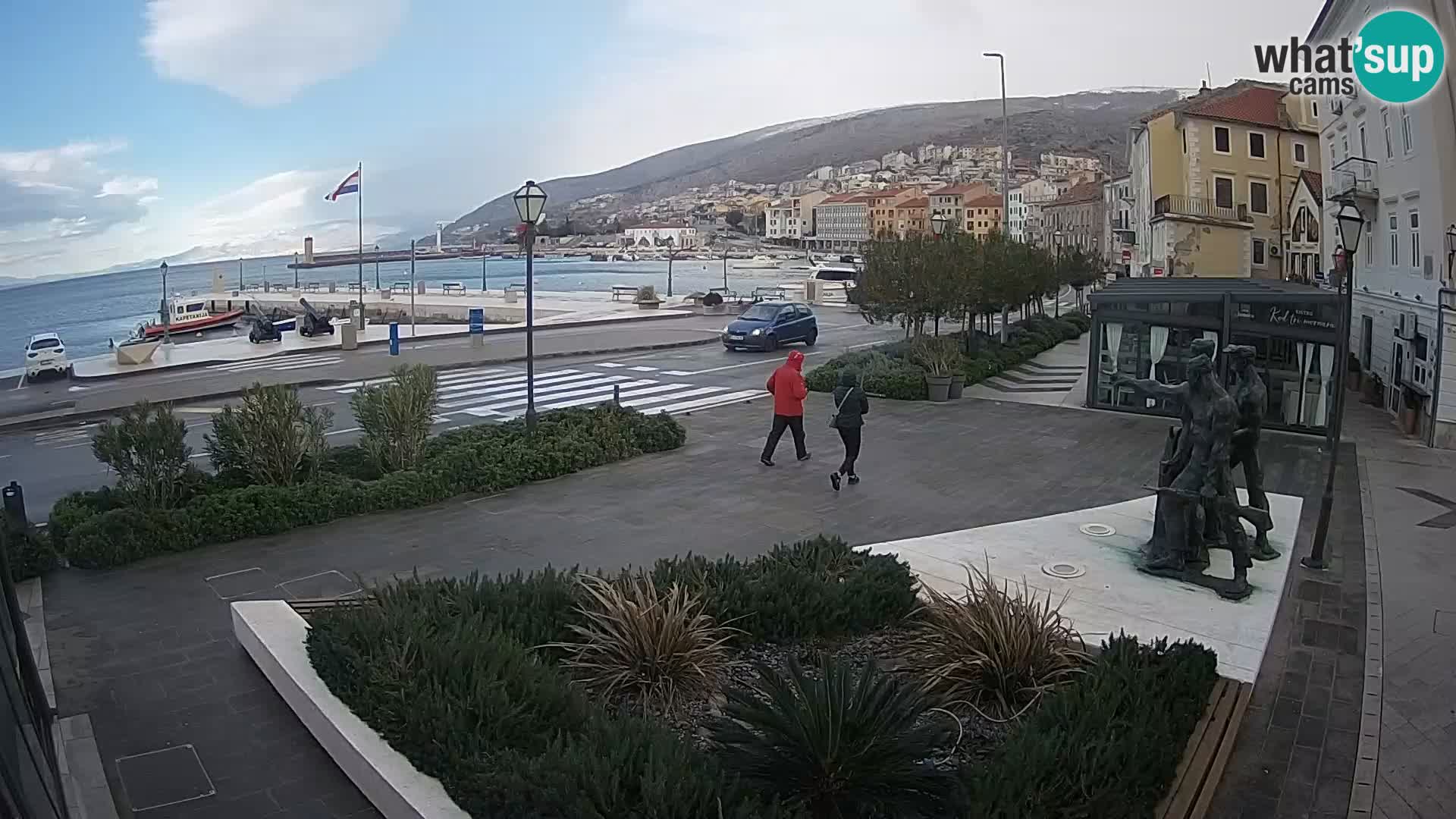 Live webcam Senj riva – fronte mare