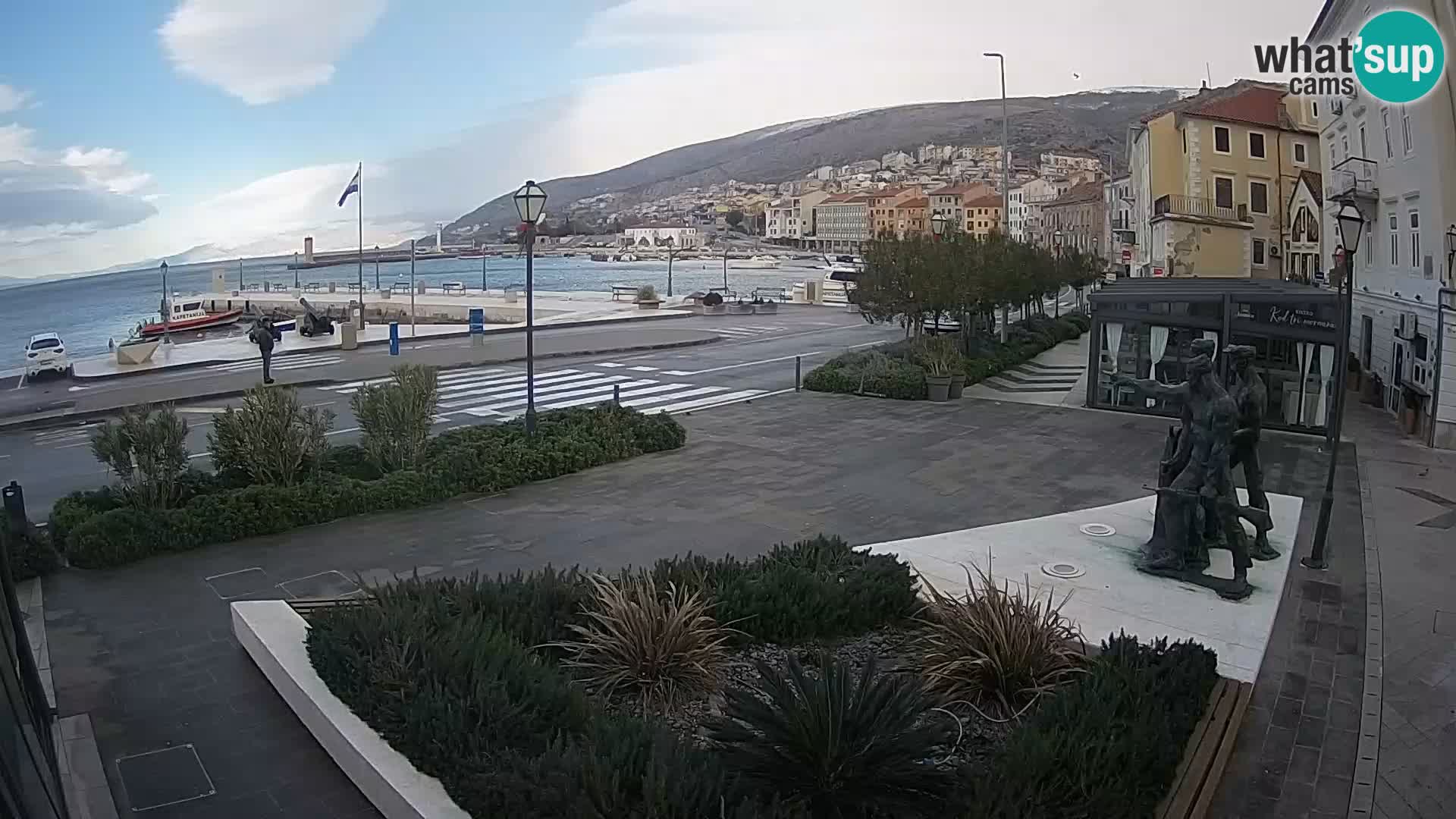 Live webcam Senj riva – fronte mare