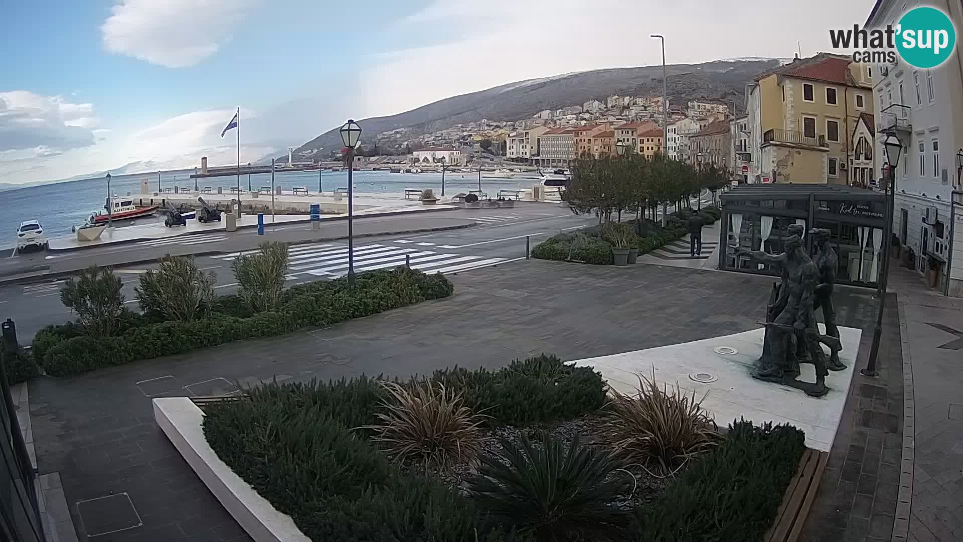 Live webcam Senj riva – fronte mare