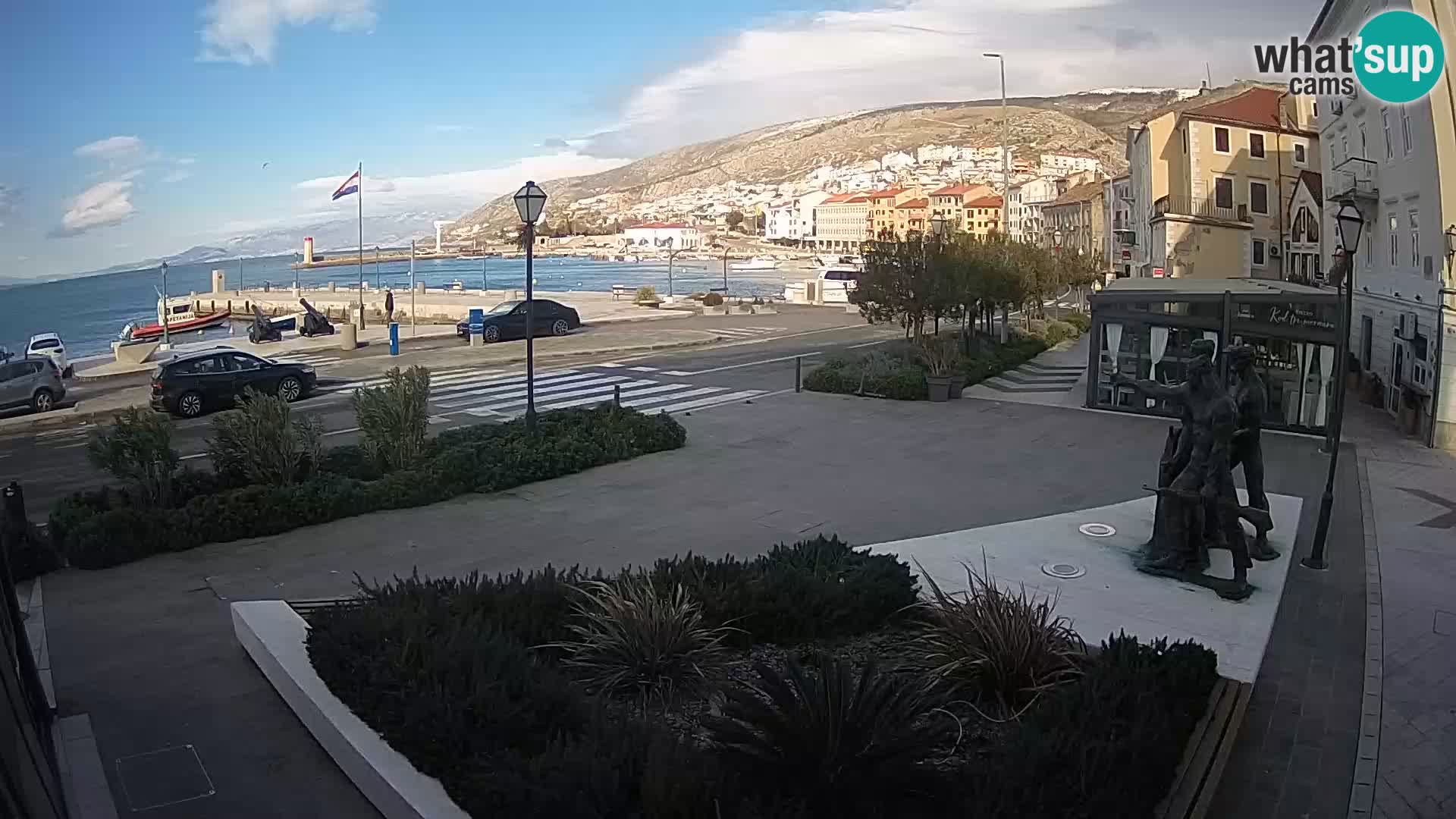 Live webcam Senj riva – fronte mare