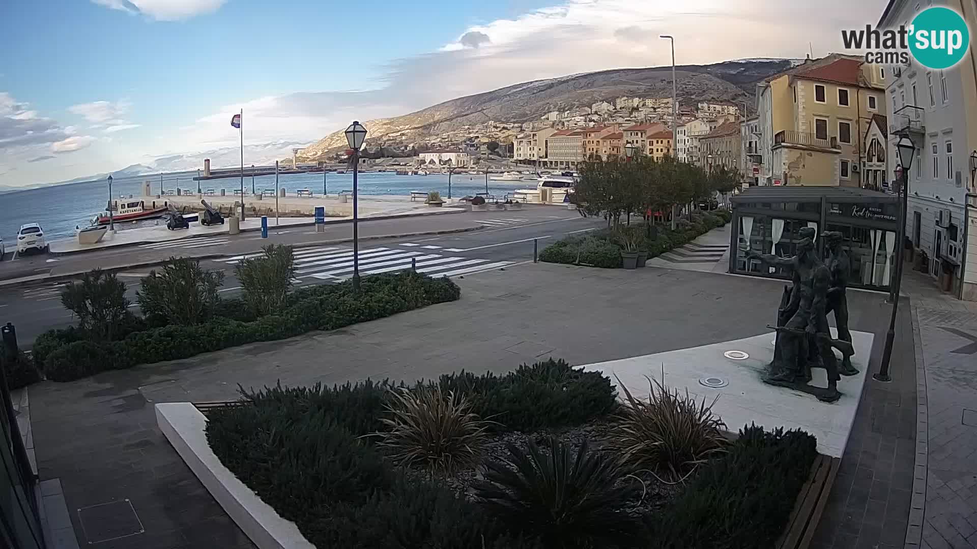 Live webcam Senj riva – fronte mare