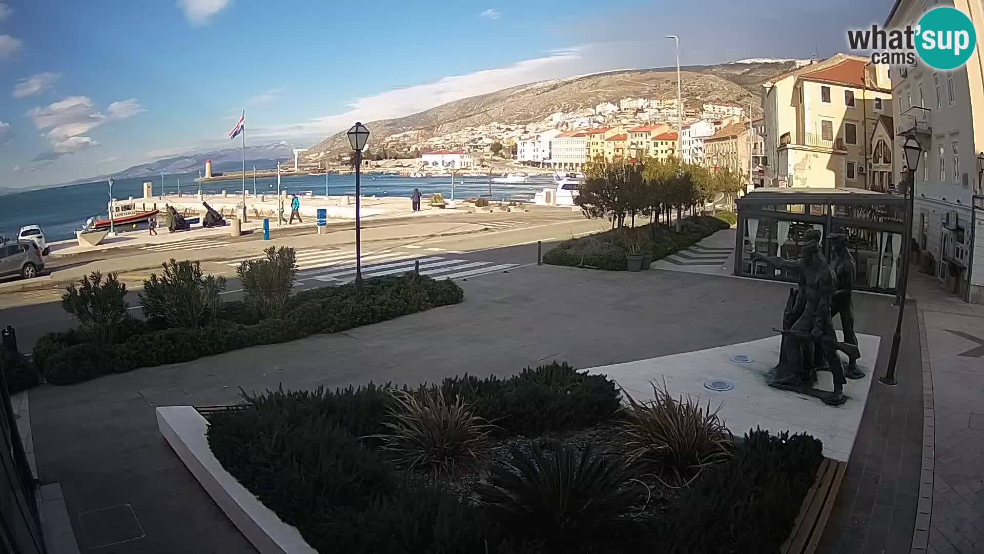 Live webcam Senj riva – fronte mare