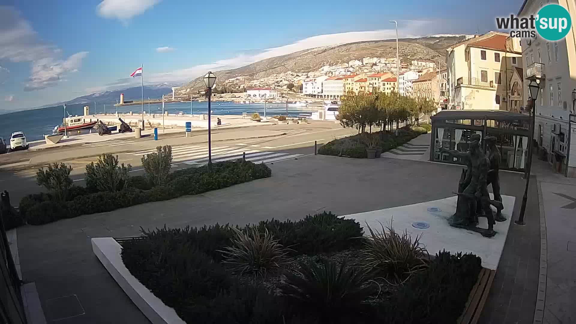 Webcam en vivo Senj riva – paseo marítimo