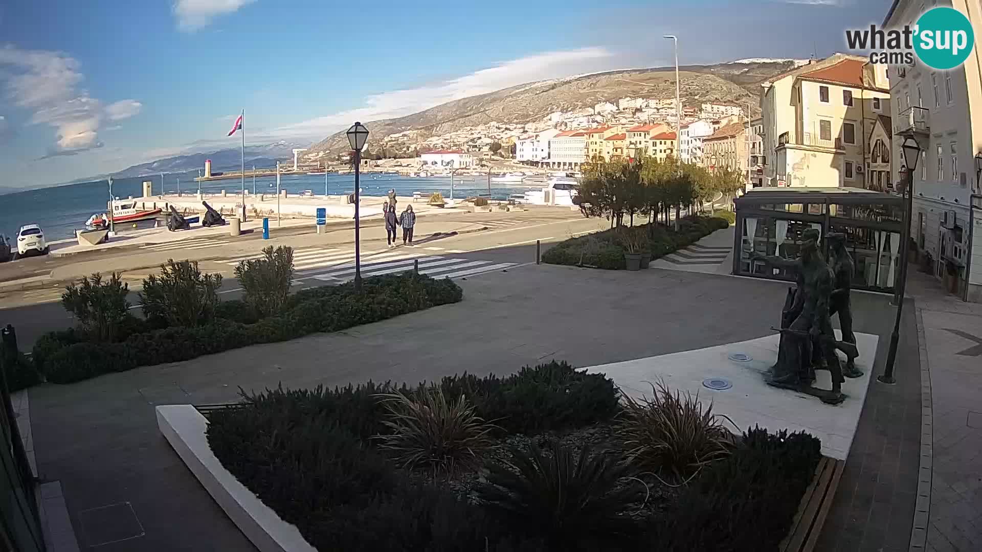 Webcam en vivo Senj riva – paseo marítimo