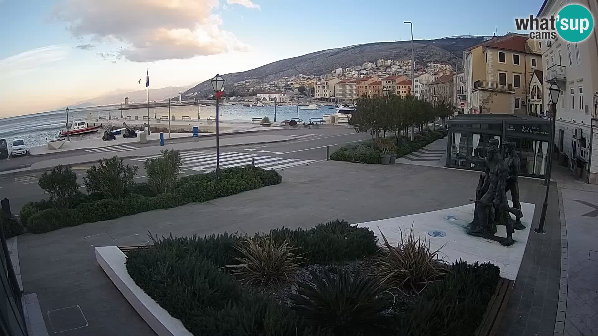 Live webcam Senj riva – seafront – Croatia