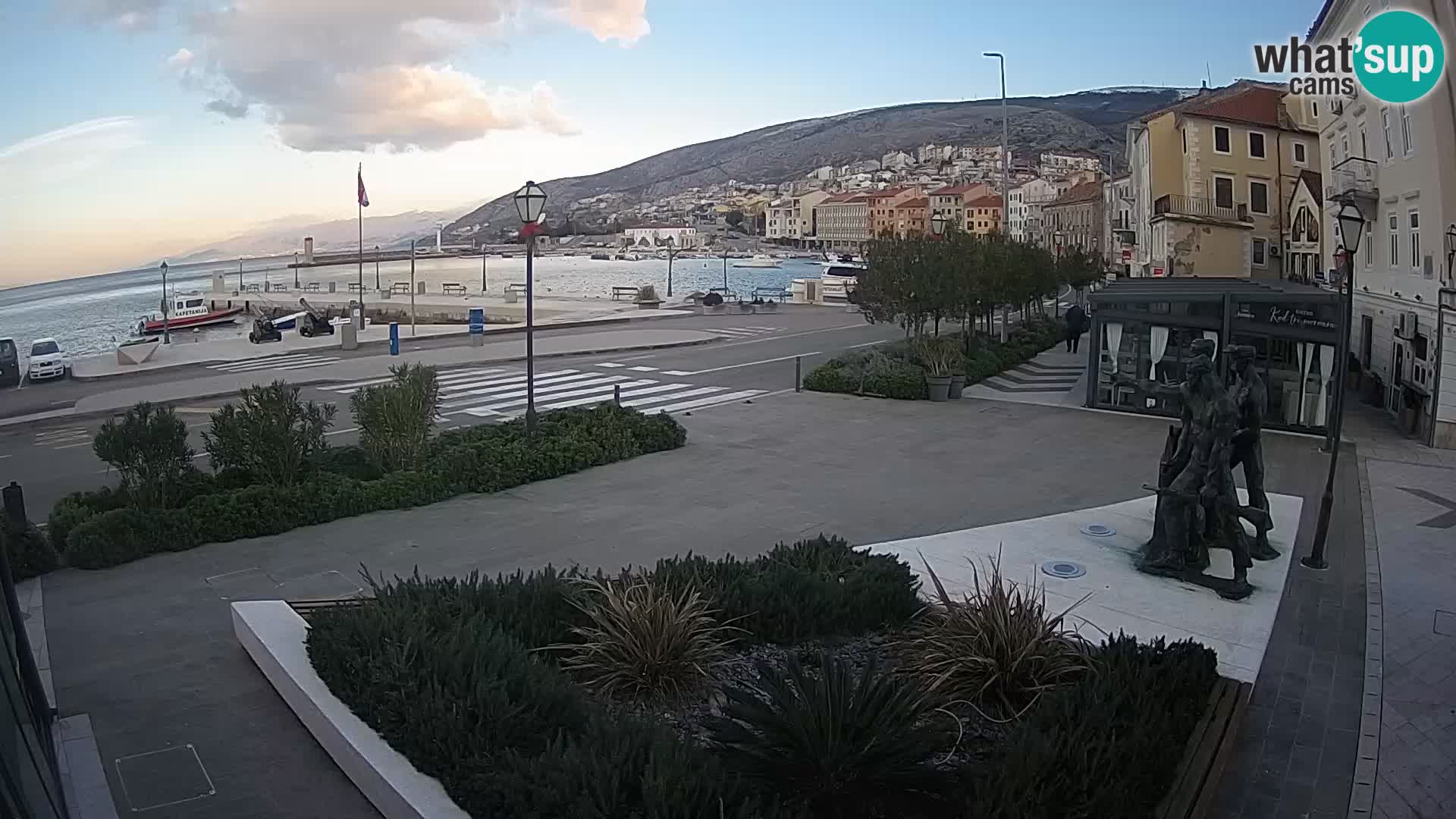 Live webcam Senj riva – seafront – Croatia