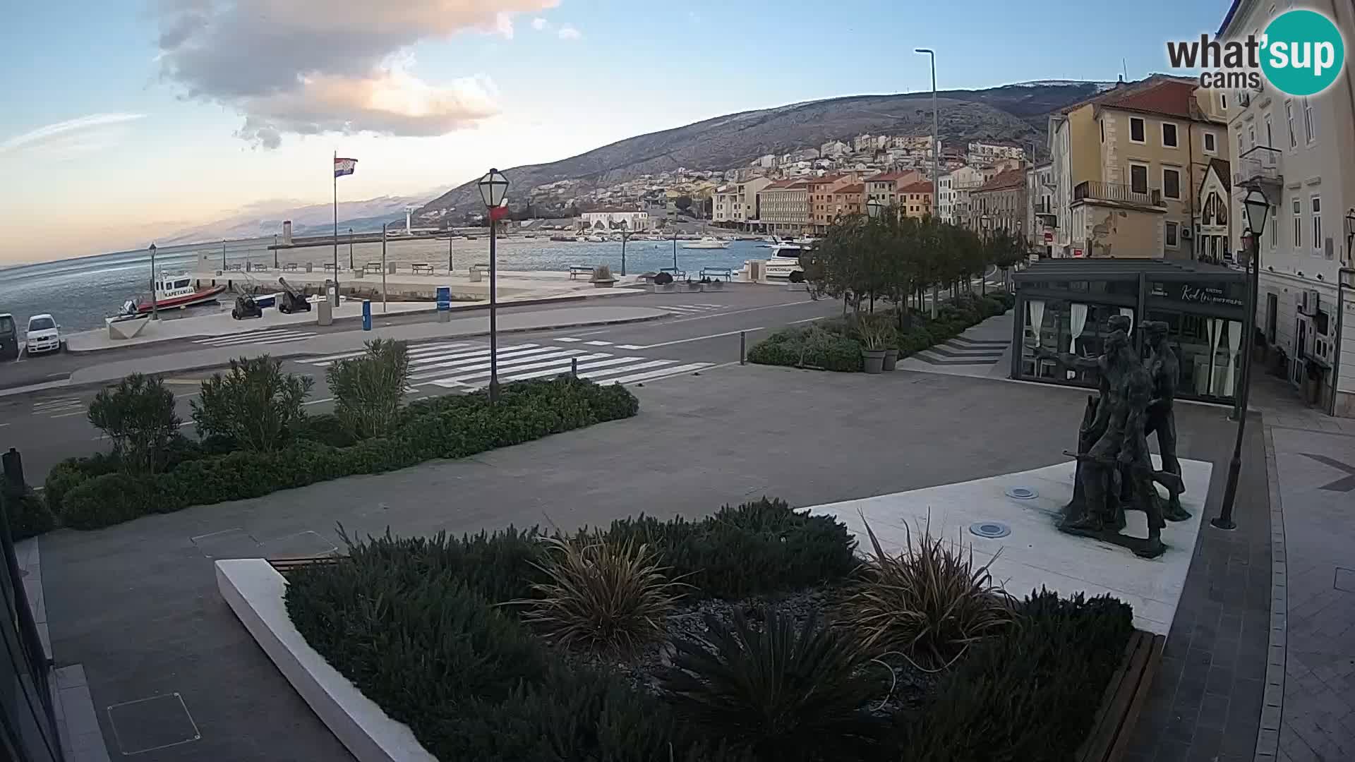 Live webcam Senj riva – seafront – Croatia