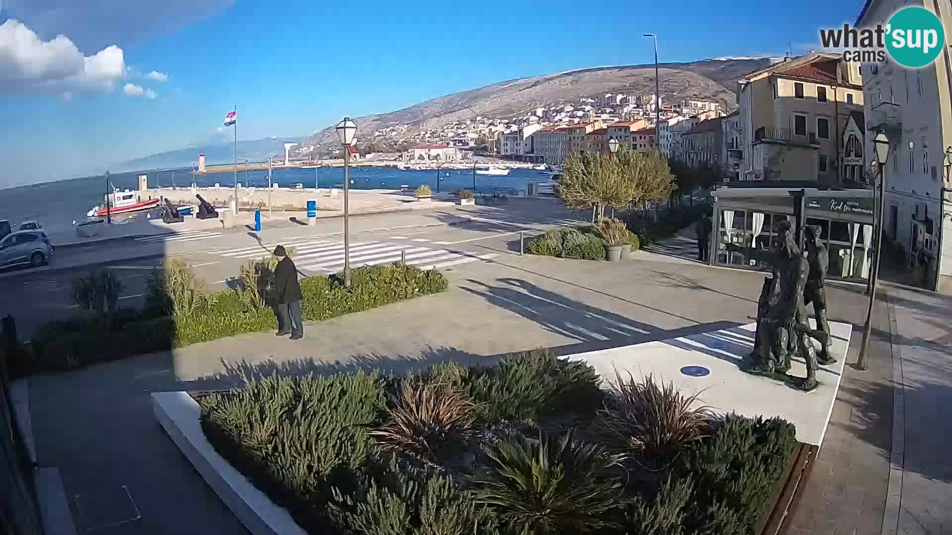 Live webcam Senj riva – seafront – Croatia