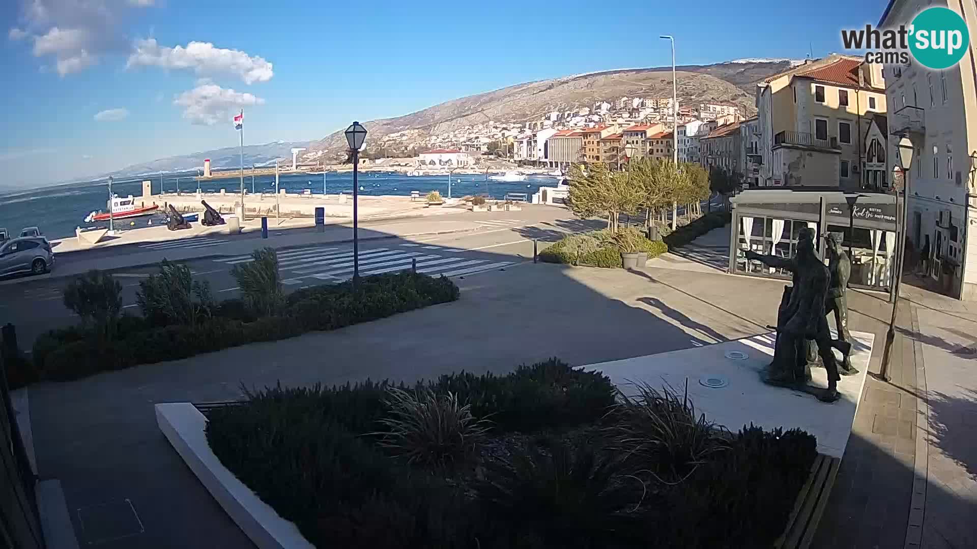 Live webcam Senj riva – seafront – Croatia