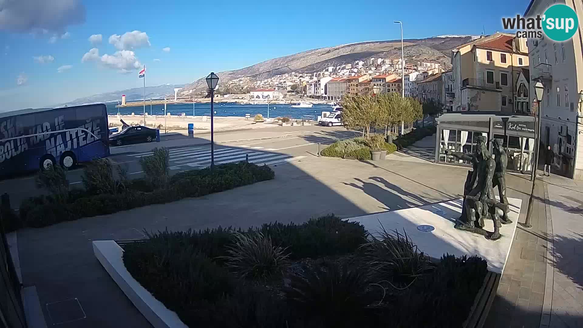 Webcam en vivo Senj riva – paseo marítimo