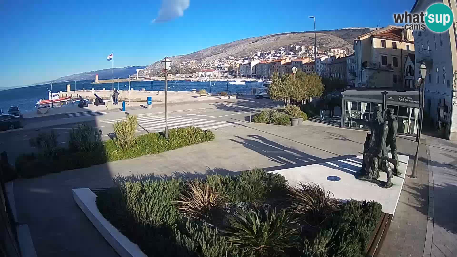 Live webcam Senj riva – seafront – Croatia