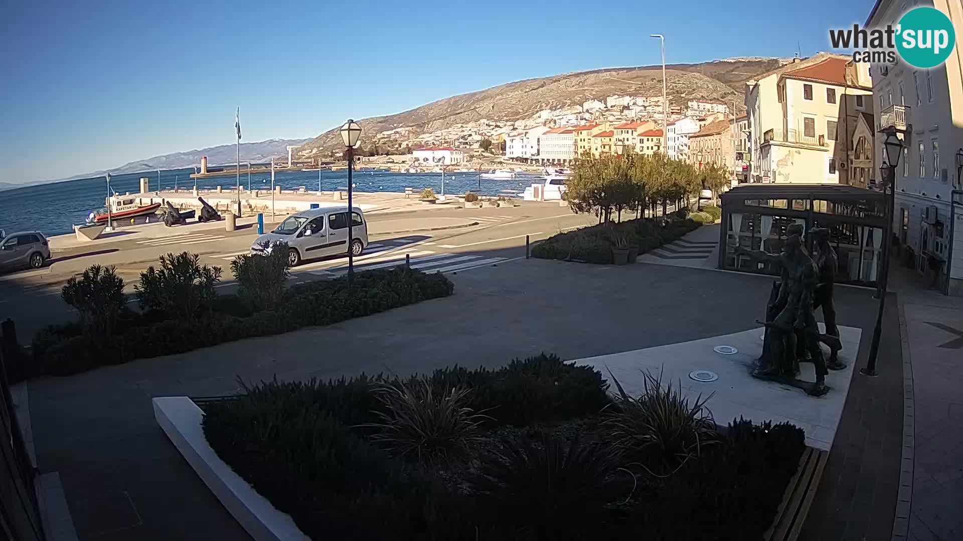 Live webcam Senj riva – seafront – Croatia