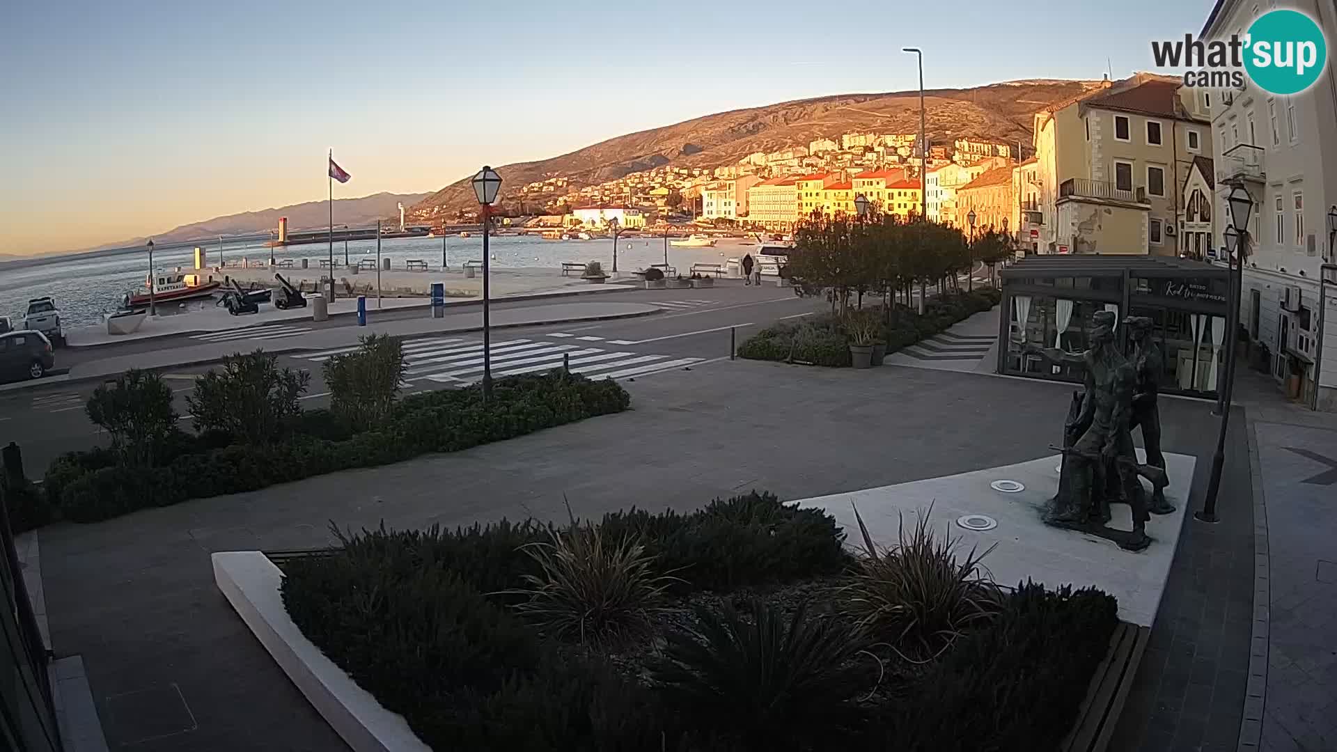 Live webcam Senj riva – seafront – Croatia