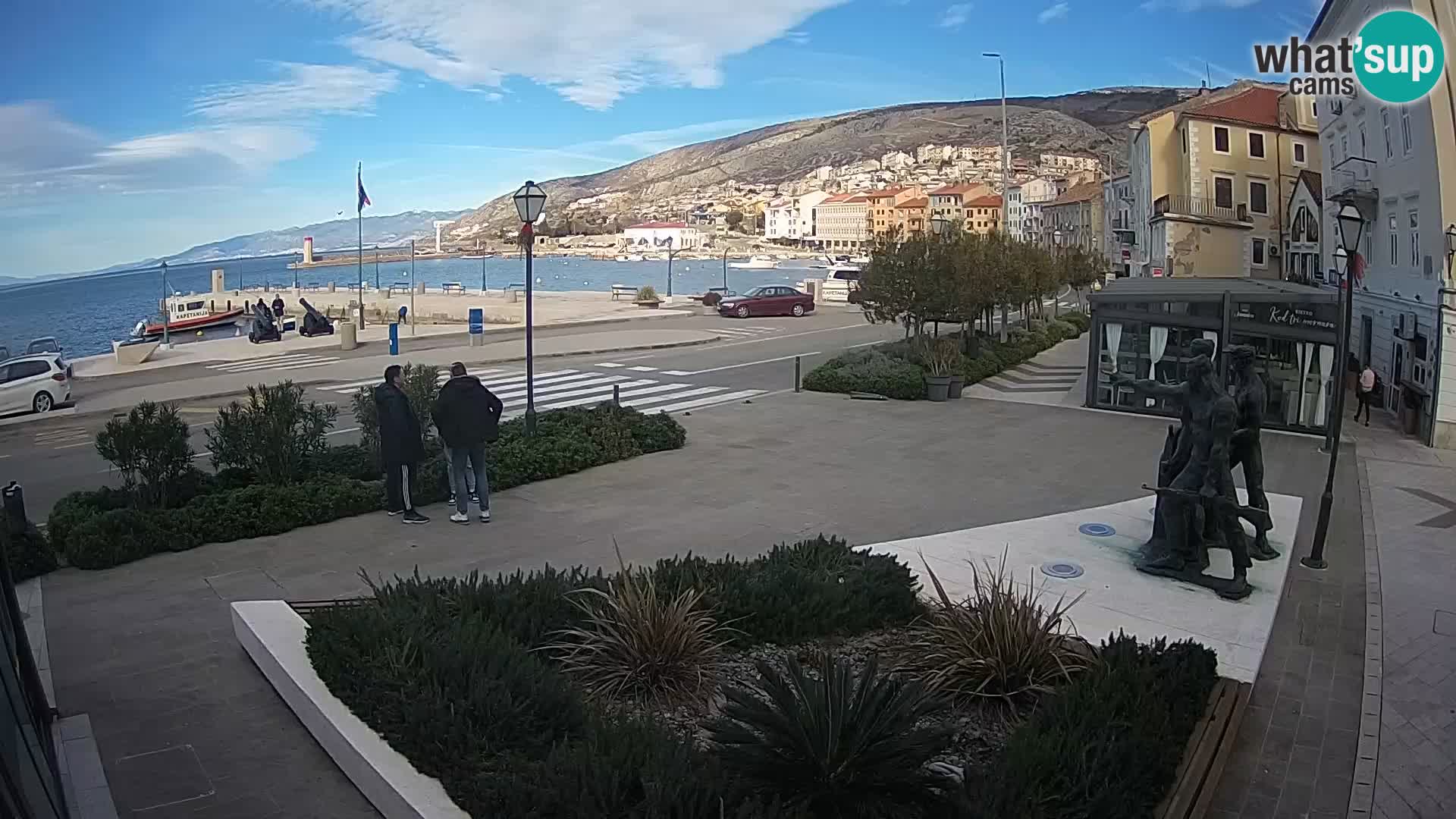 Live webcam Senj riva – seafront – Croatia