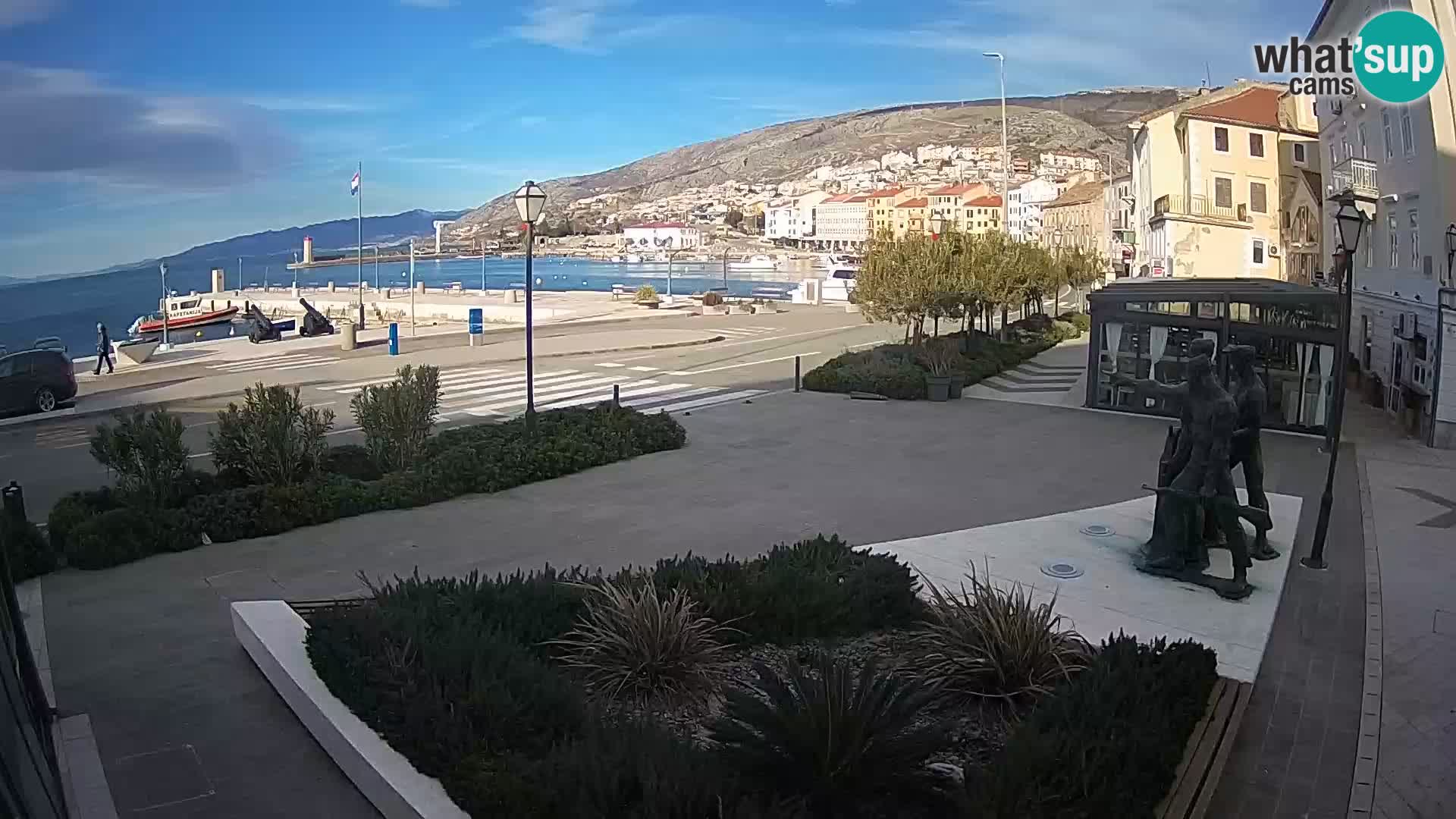 Live webcam Senj riva – seafront – Croatia