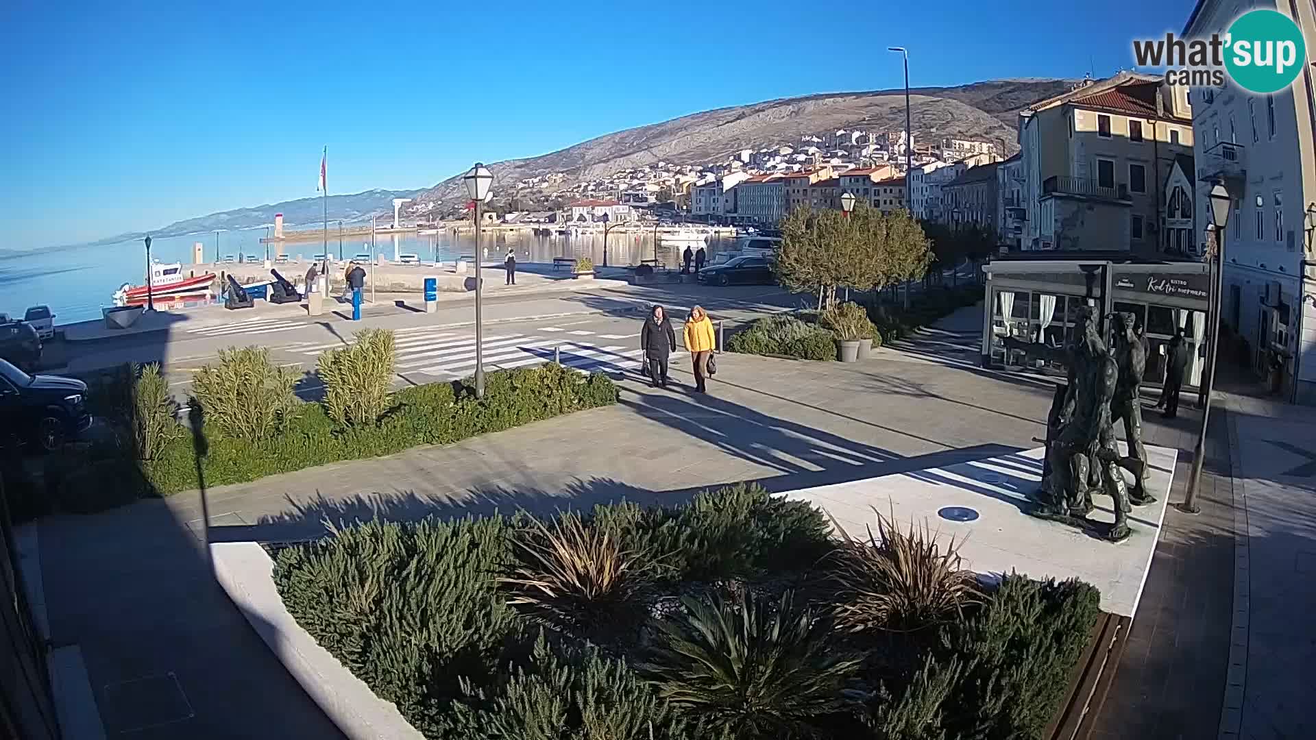 Webcam en vivo Senj riva – paseo marítimo