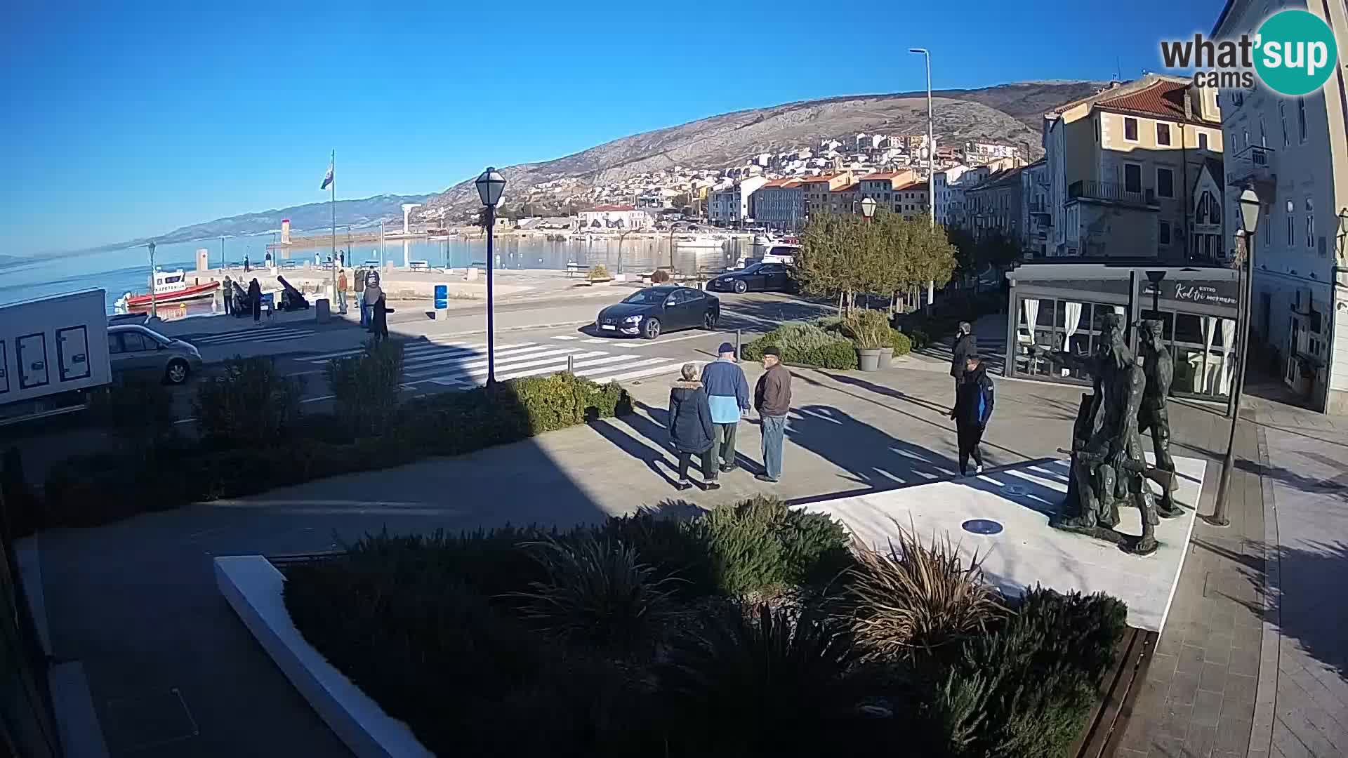 Live webcam Senj riva – seafront – Croatia