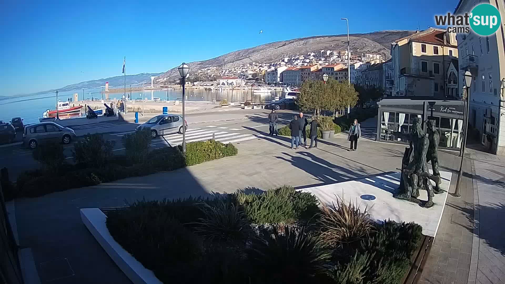 Live webcam Senj riva – seafront – Croatia