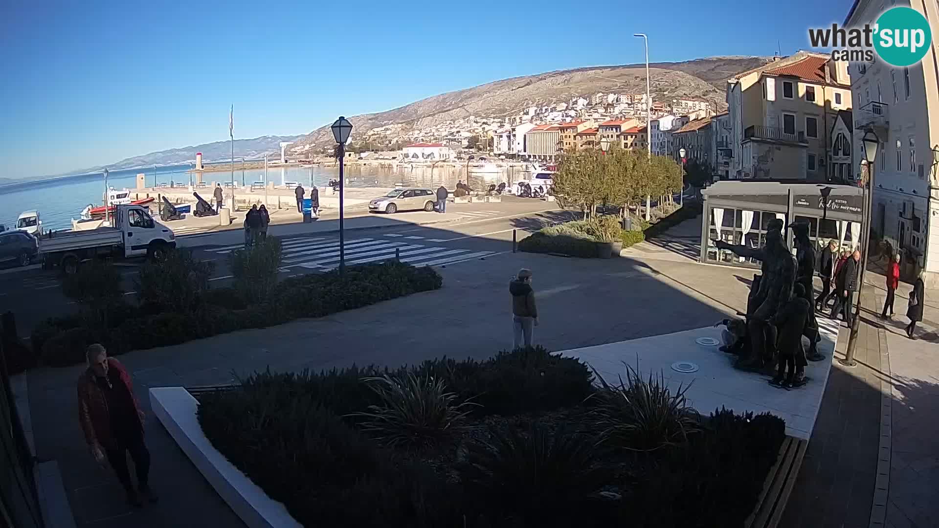 Webcam en vivo Senj riva – paseo marítimo