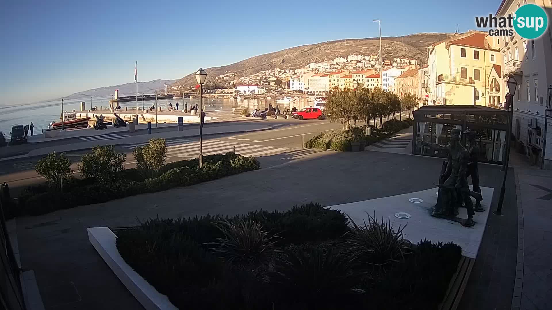 Live webcam Senj riva – seafront – Croatia