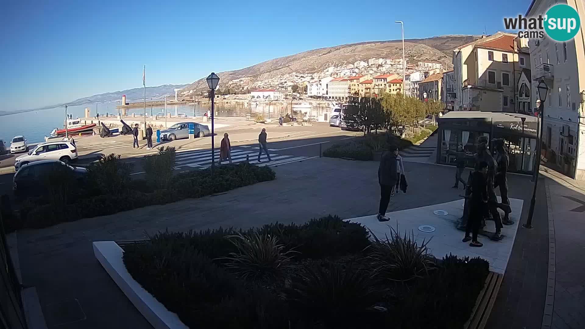 Live webcam Senj riva – fronte mare