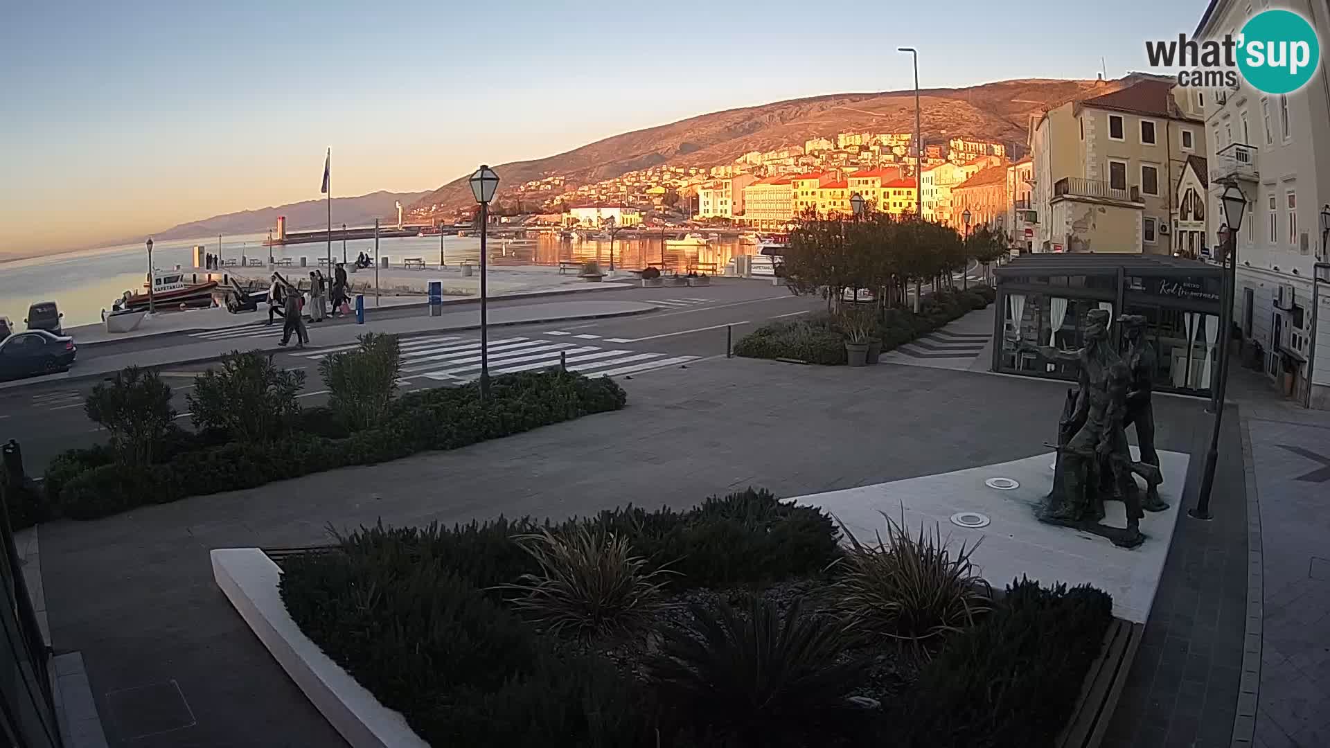 Live-Webcam Senj Riva – direkt am Meer – Kroatien