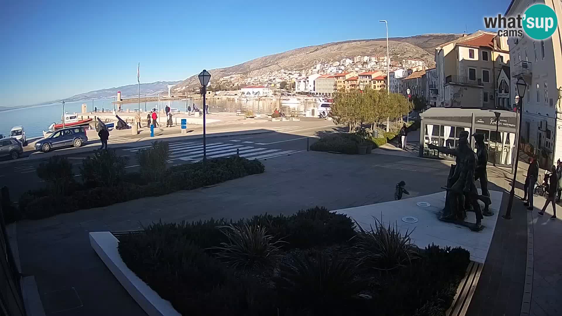 Live webcam Senj riva – fronte mare