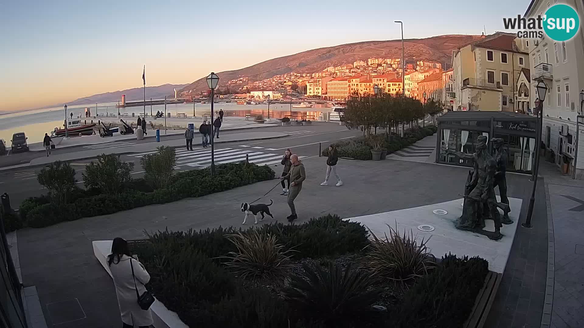 Live webcam Senj riva – fronte mare