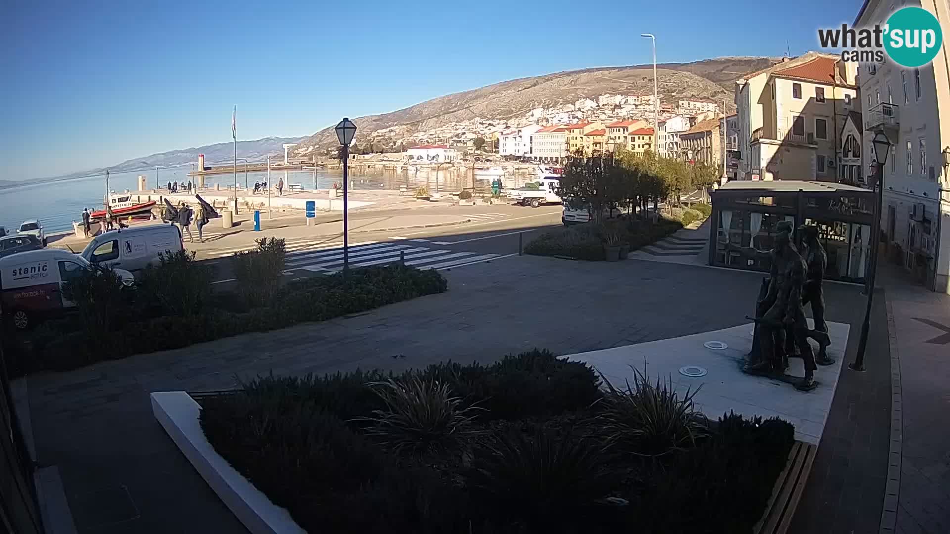 Live-Webcam Senj Riva – direkt am Meer – Kroatien