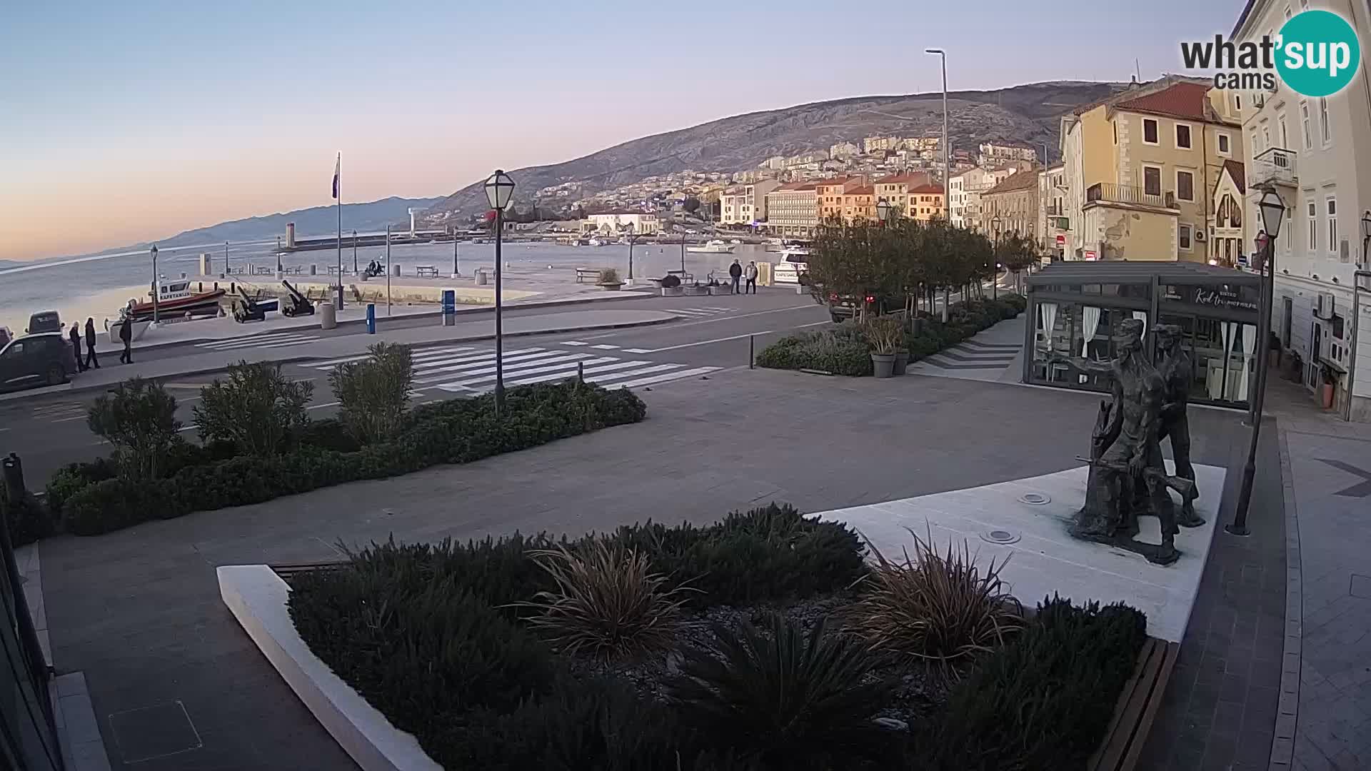 Live webcam Senj riva – fronte mare